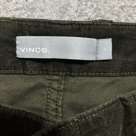Vince Corduroy Skinny Cargo Pants - Olive - Picture 7 of 8